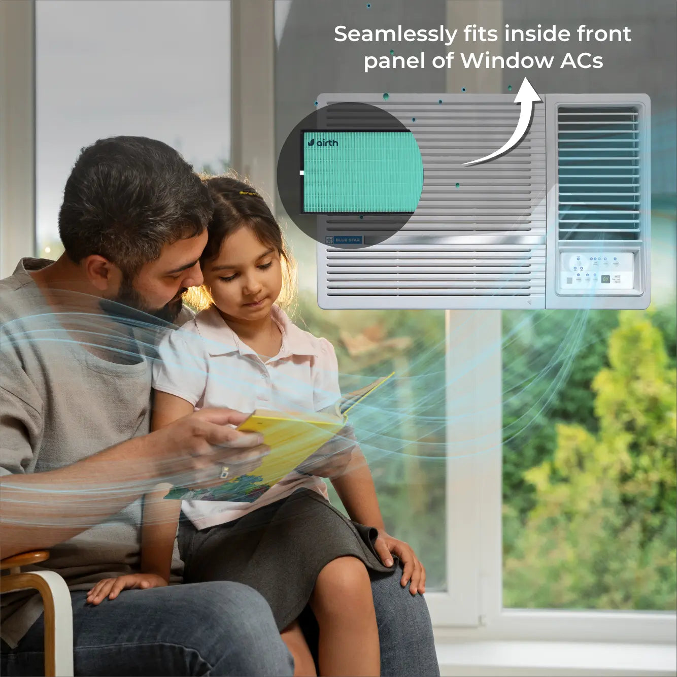Air Purifier for Window AC