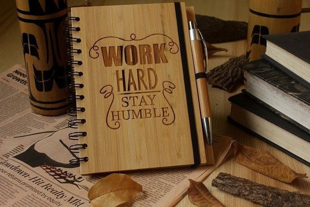 Bamboo Notepad with Pen