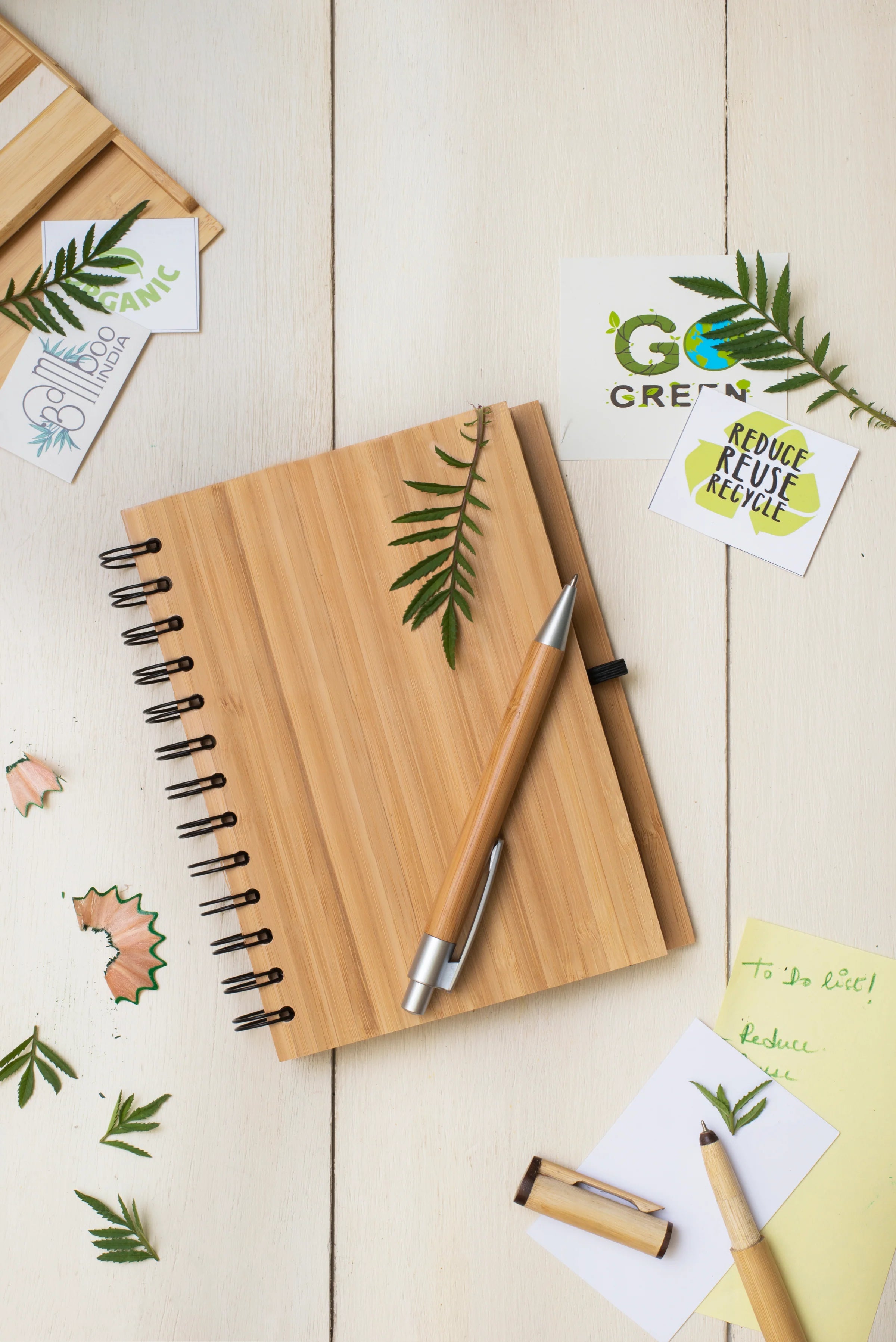 Bamboo Notepad with Pen