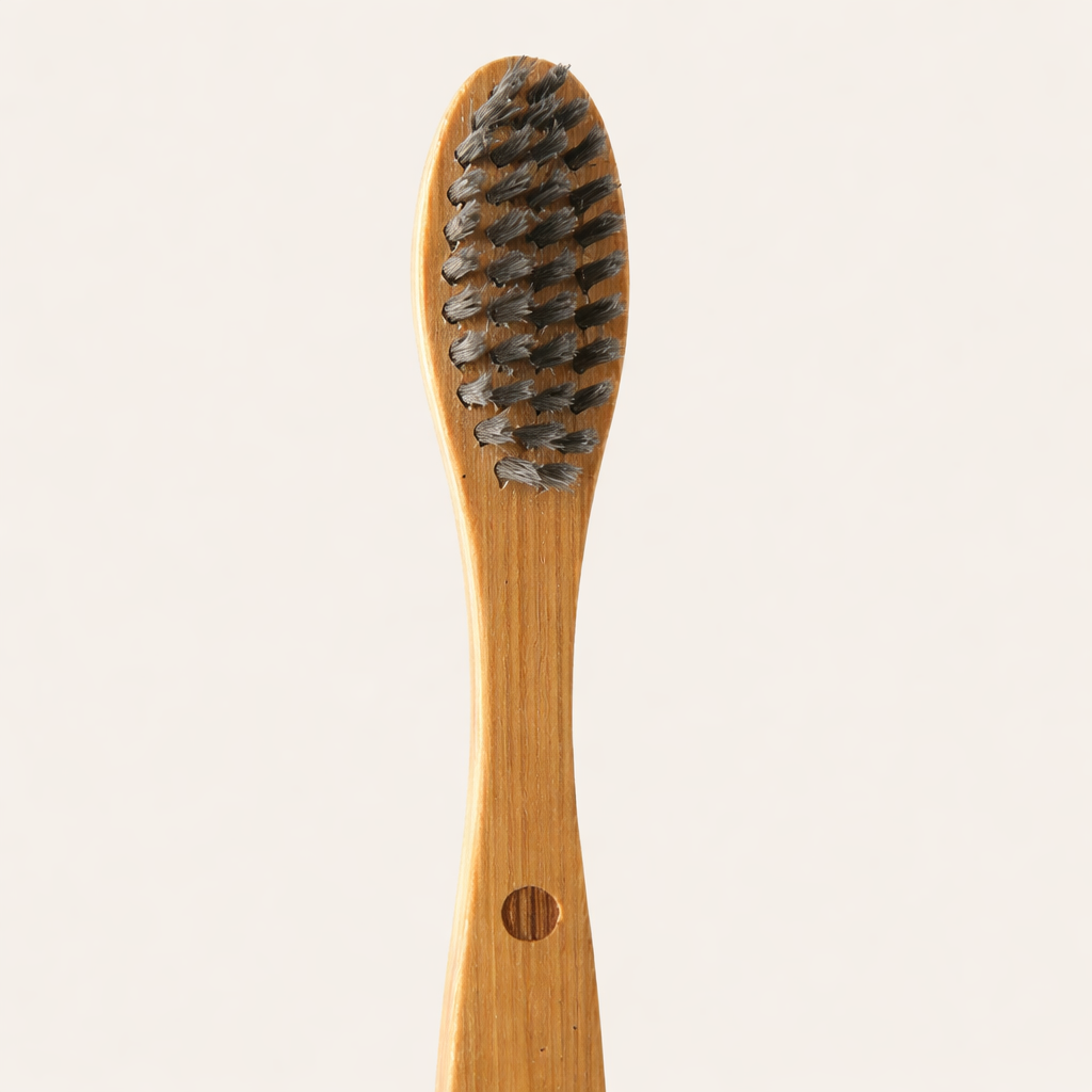 Bamboo Toothbrush Charcoal Adult - Soft